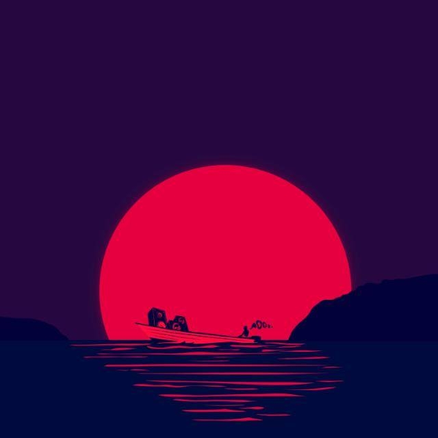 red moon