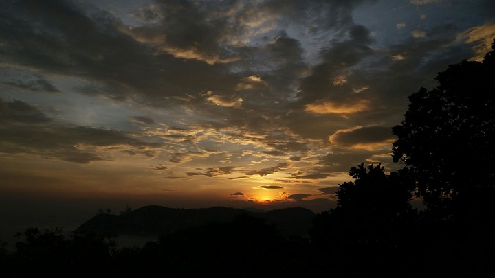 Sunset in Hong Kong