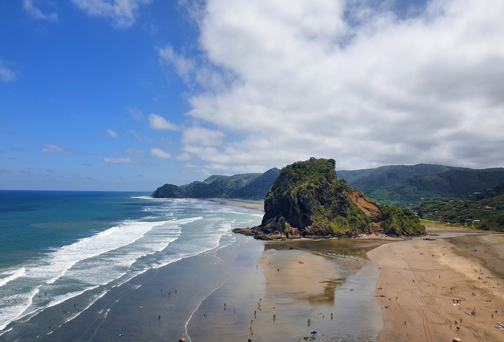 Lion Rock at Piha Beach