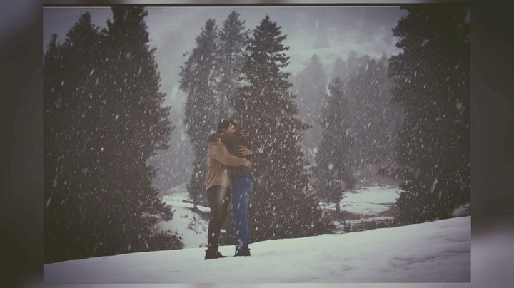 couple in snow ❤