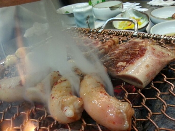 grilled beef tripe
