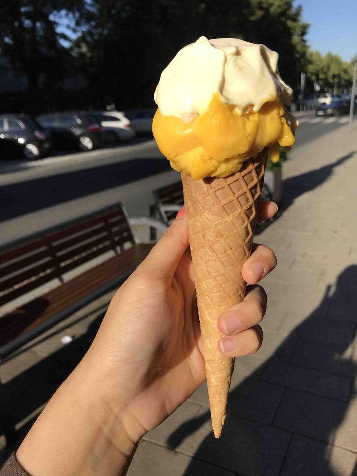 Mango and Ananas ice