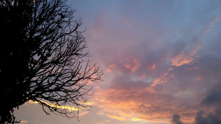 pôr do sol