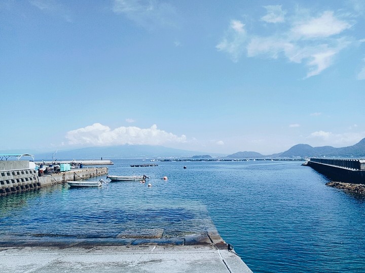 早晨的海
