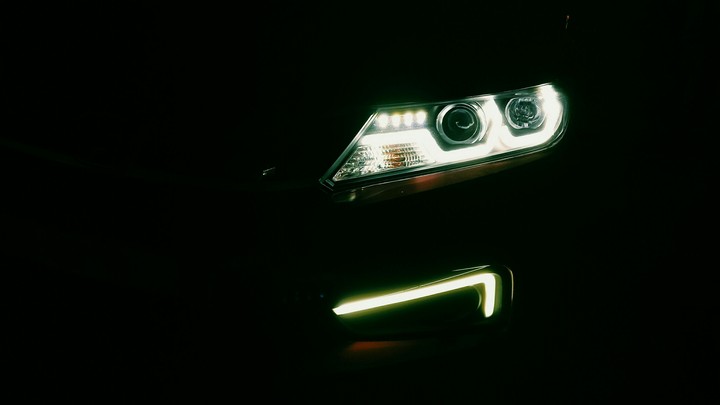 Honda city 2016 modified lights