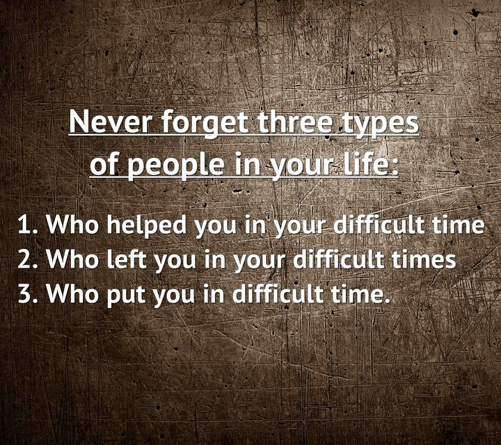 3'w never forget people in your life.
