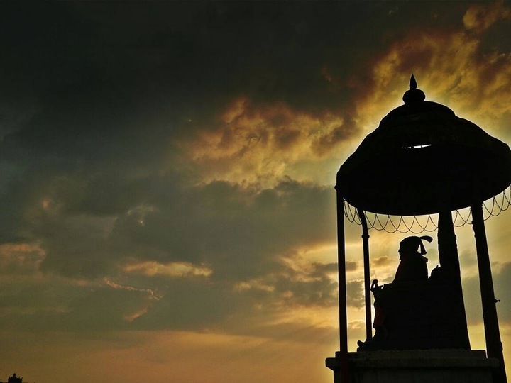 Raigad - Chhatrapati Shivaji Maharaj statue.