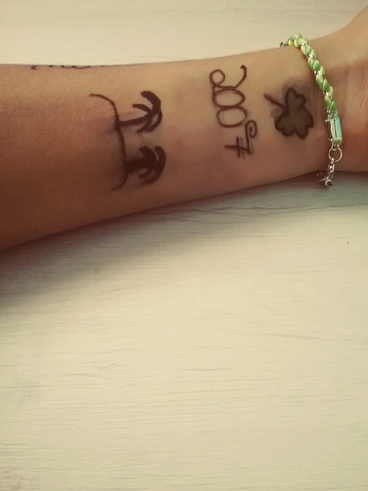 mi brazo tatuado