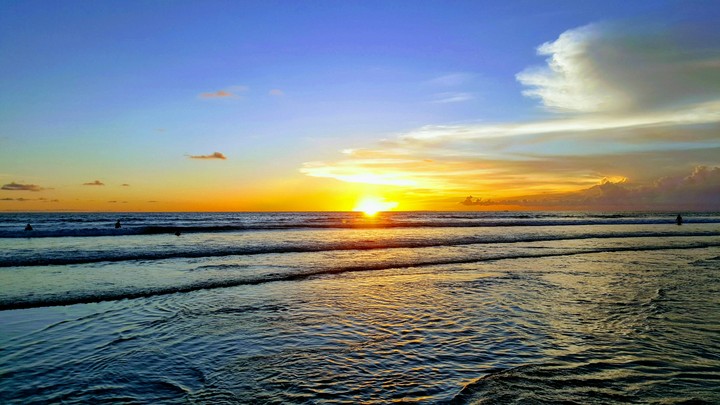 Wonderful sunset @ Petitenget beach Bali