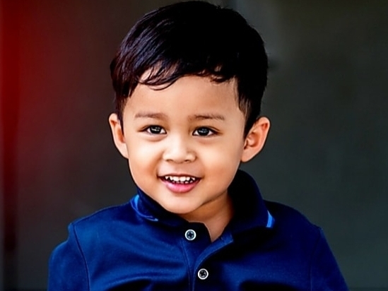 A cute boy