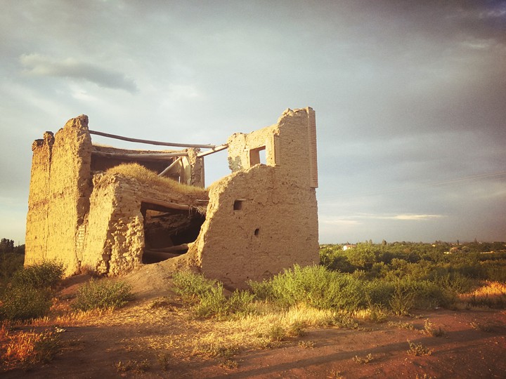 wrecked house