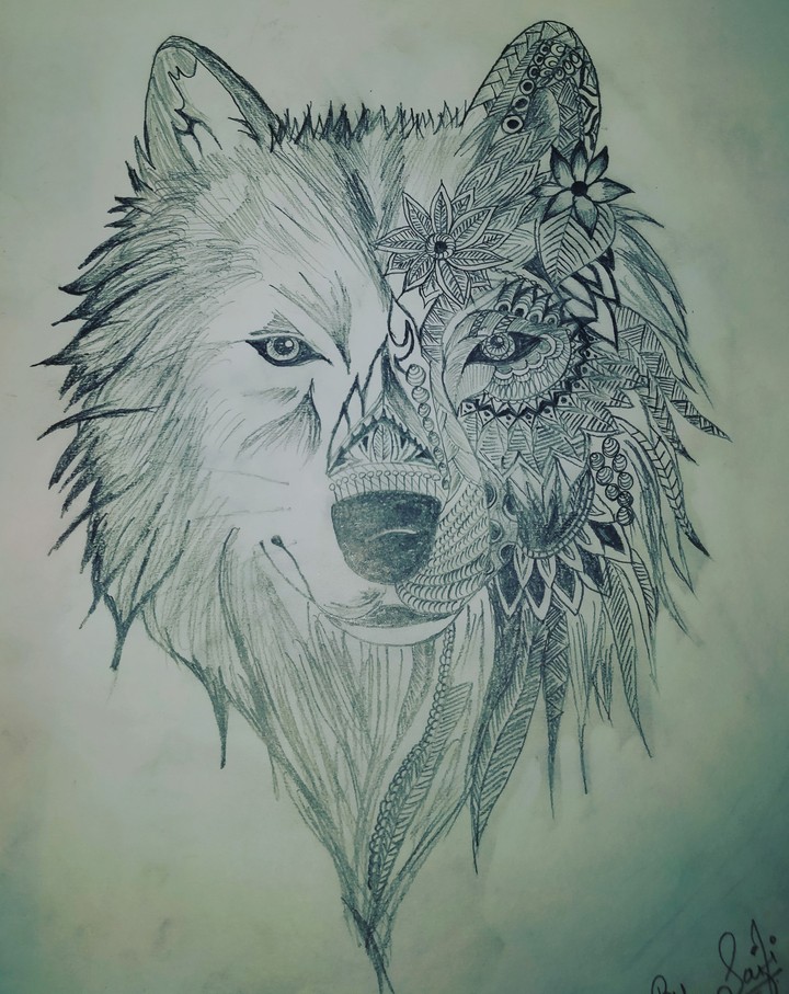 pencil sketch in half hour