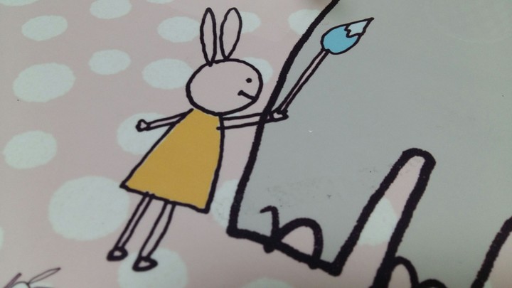 그림 그리는 토끼