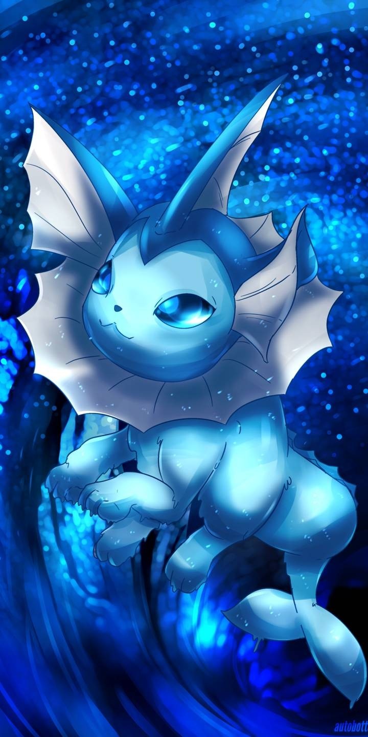 vaporion blue wallpaper