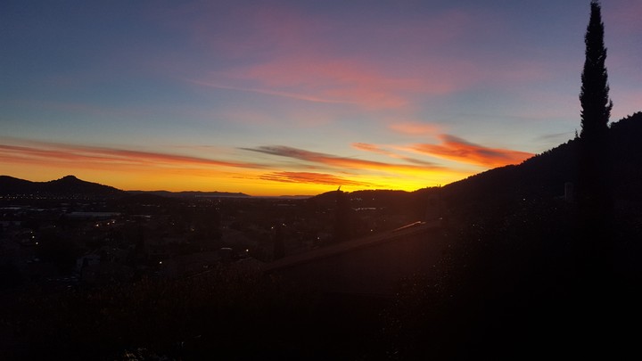 coucher de soleil