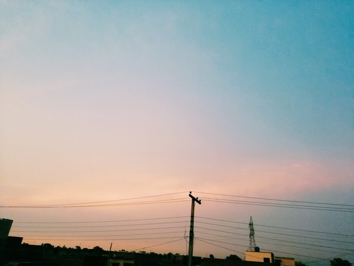 Sky With Electric Lines