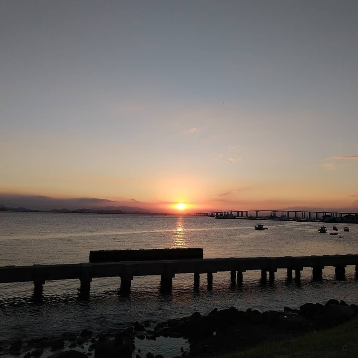 Sunset at Guanabara Bay