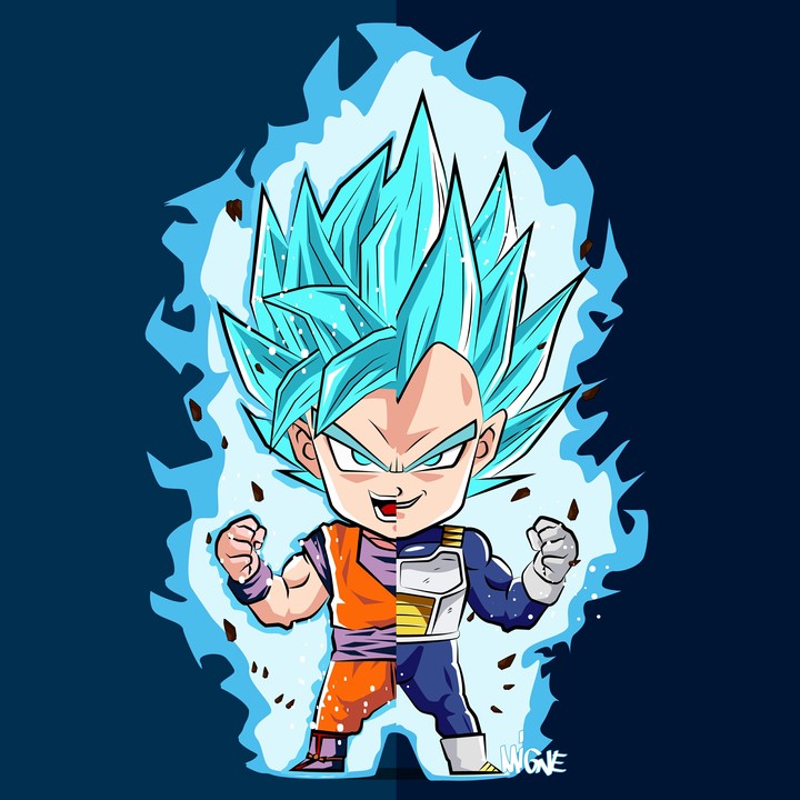 Goku ssgss Vegeta ssgss