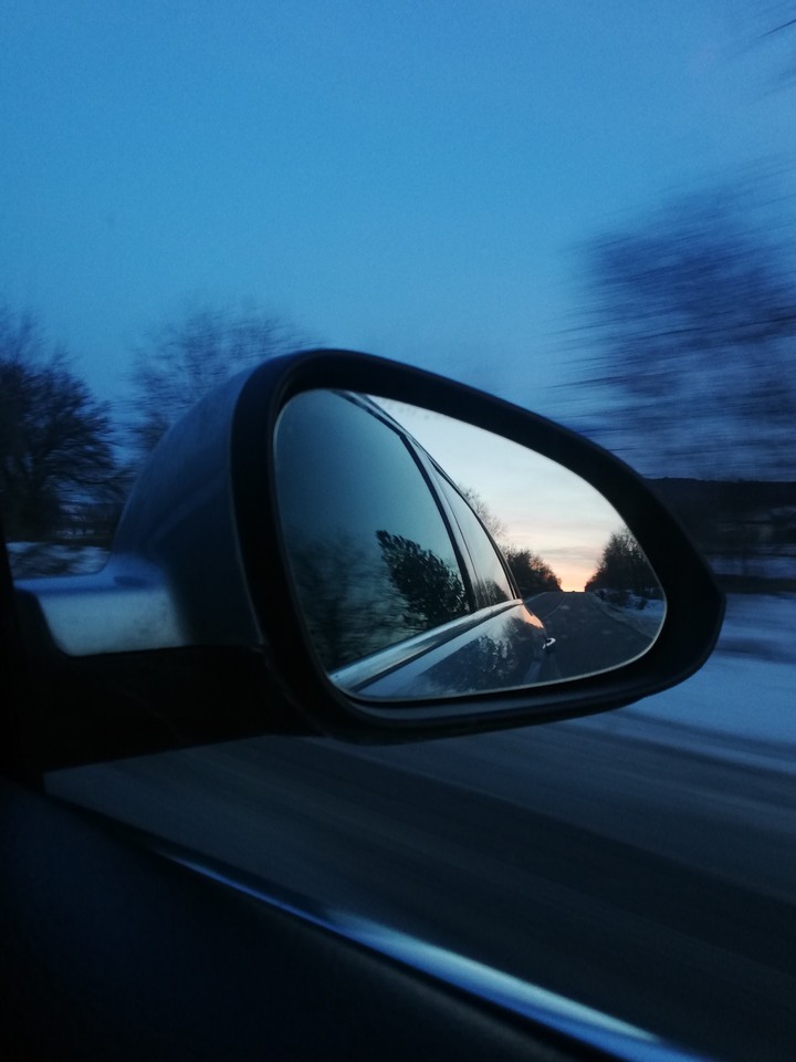 on the road