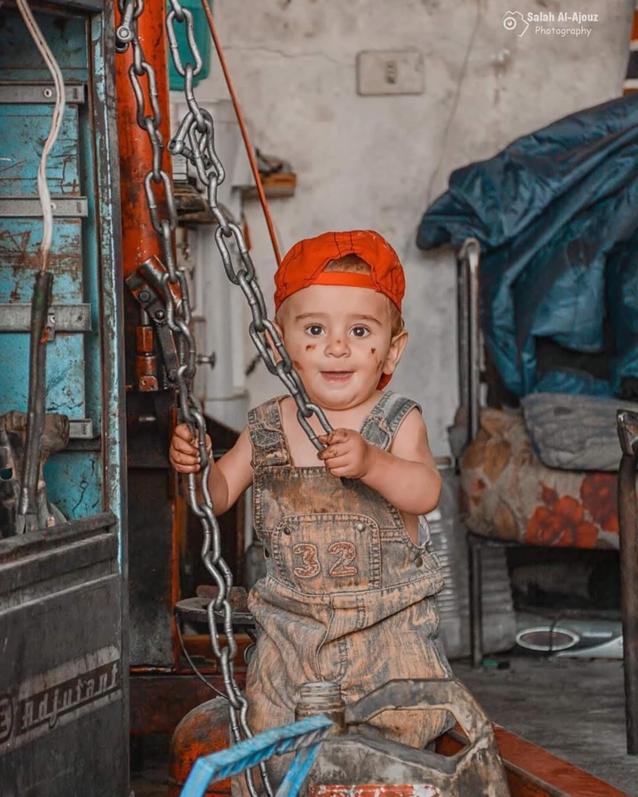 Lovely mechanic baby