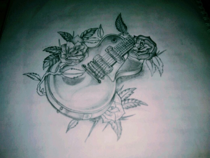 pencil guitar