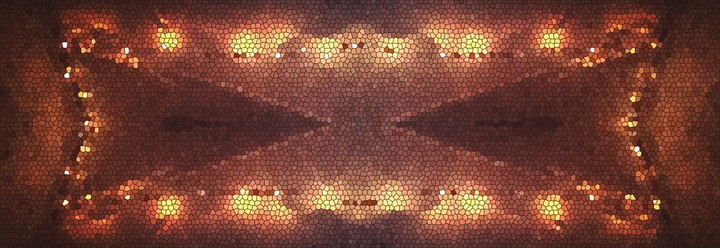 Stained glass abstraction