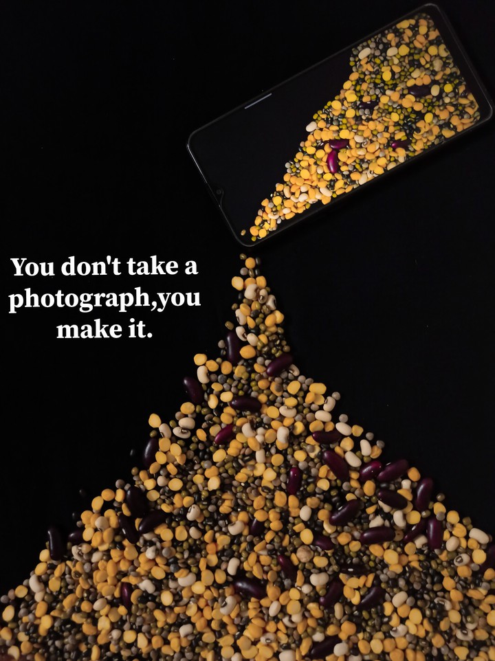 you don't take a photograph,you make it.