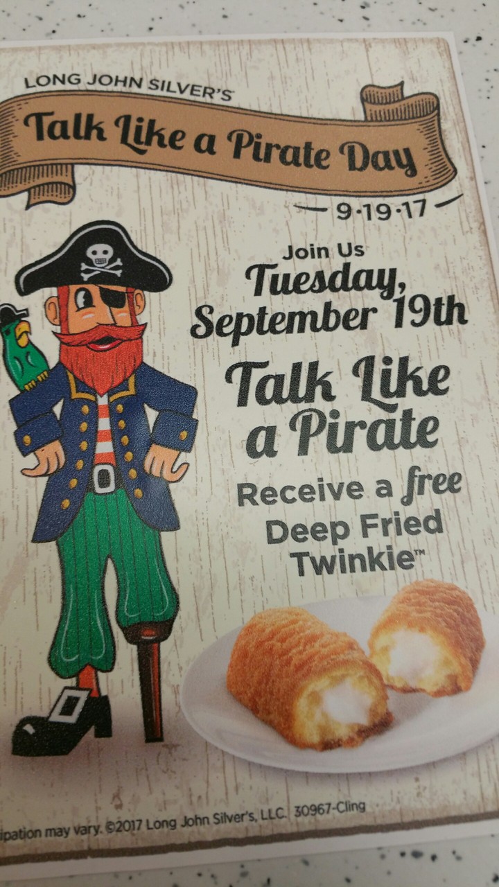 National "Talk Like A Pirate Day" Poster, September 19