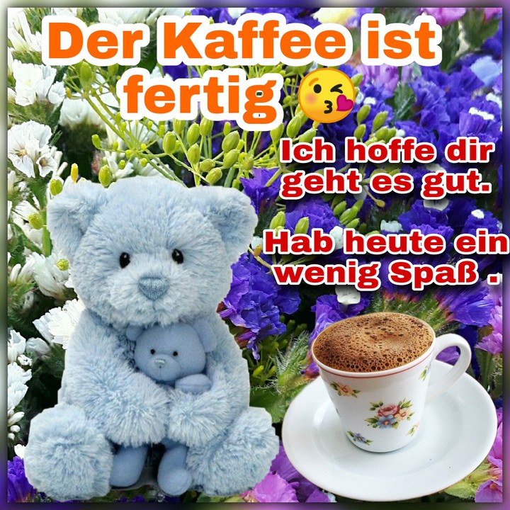 good morning, guten Morgen