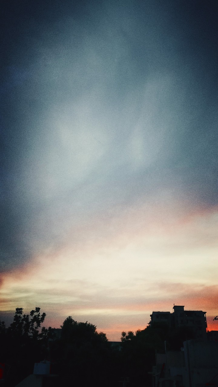 clouds and sun