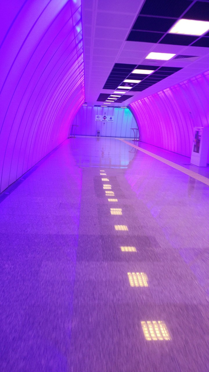 Lights in subway