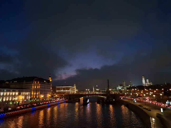 Moscow night.