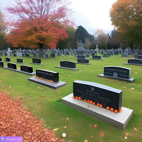 cemetery, evergreen Hintergrundbilder