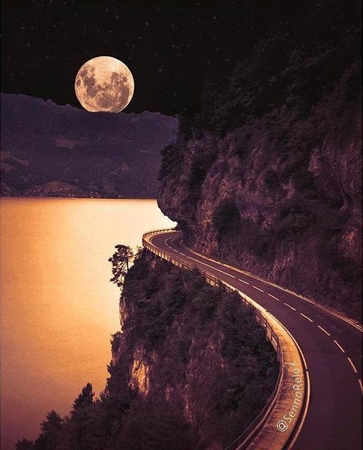 Magnificent Highway Incredible Moon.