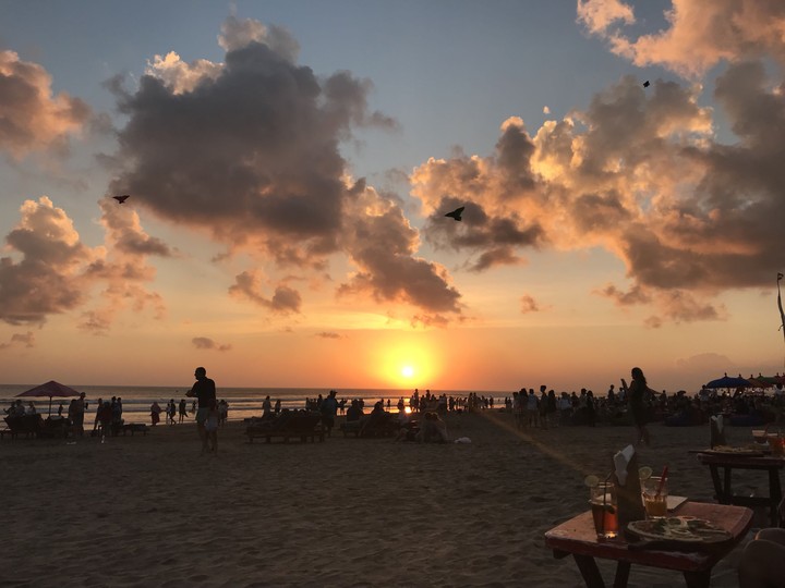 sunset in seminyak2