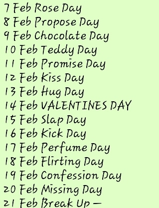 valentines week