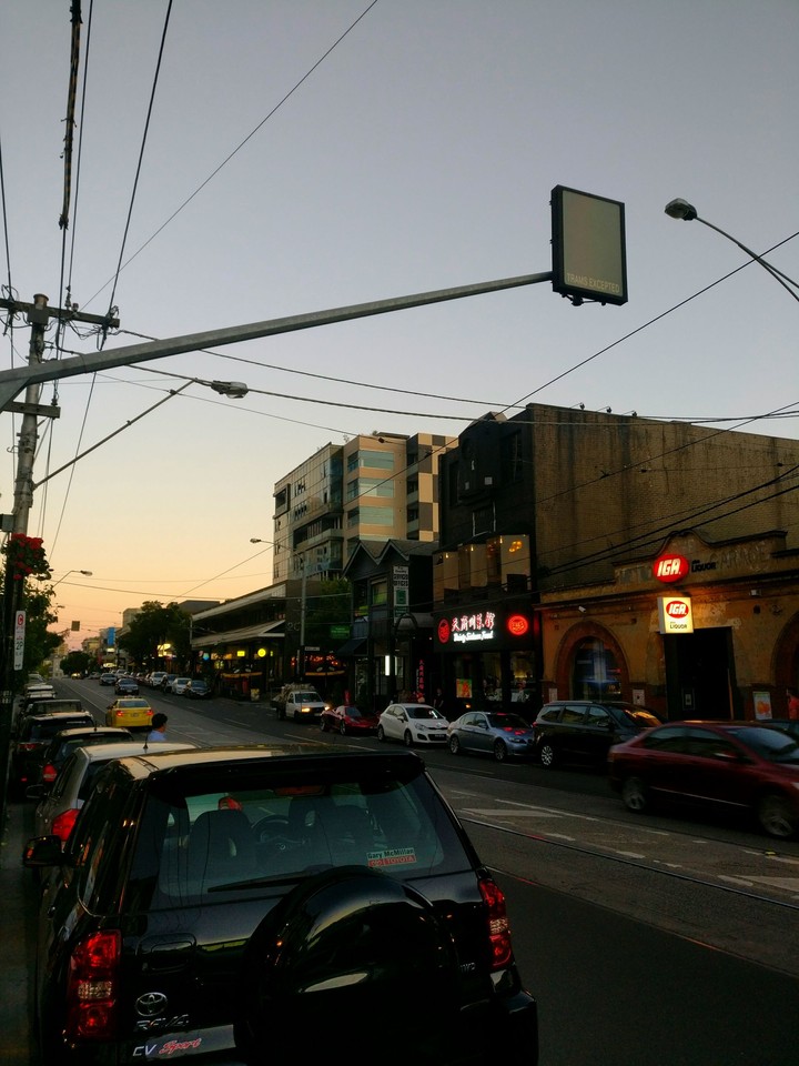 Melbourne streets.
