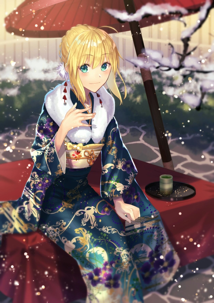 girl in kimono