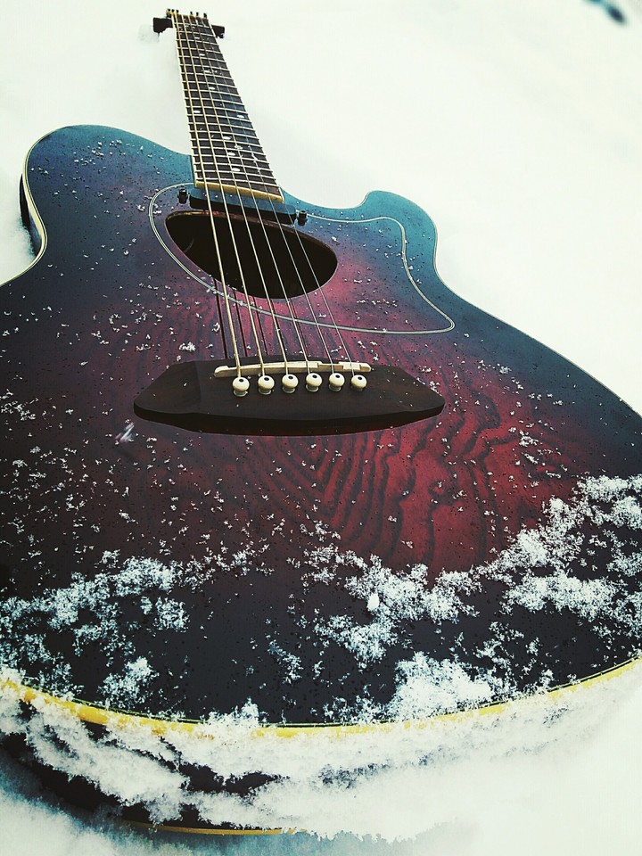 #guitar#winter#music❤?