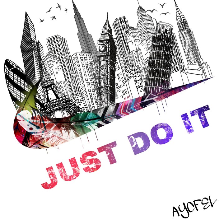 Nike Swoosh Artwork.