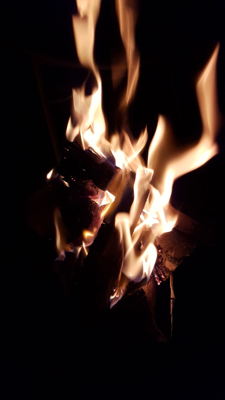 fire in darkness
