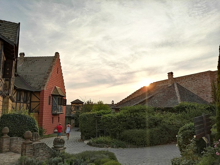 Sunset in the middle ages