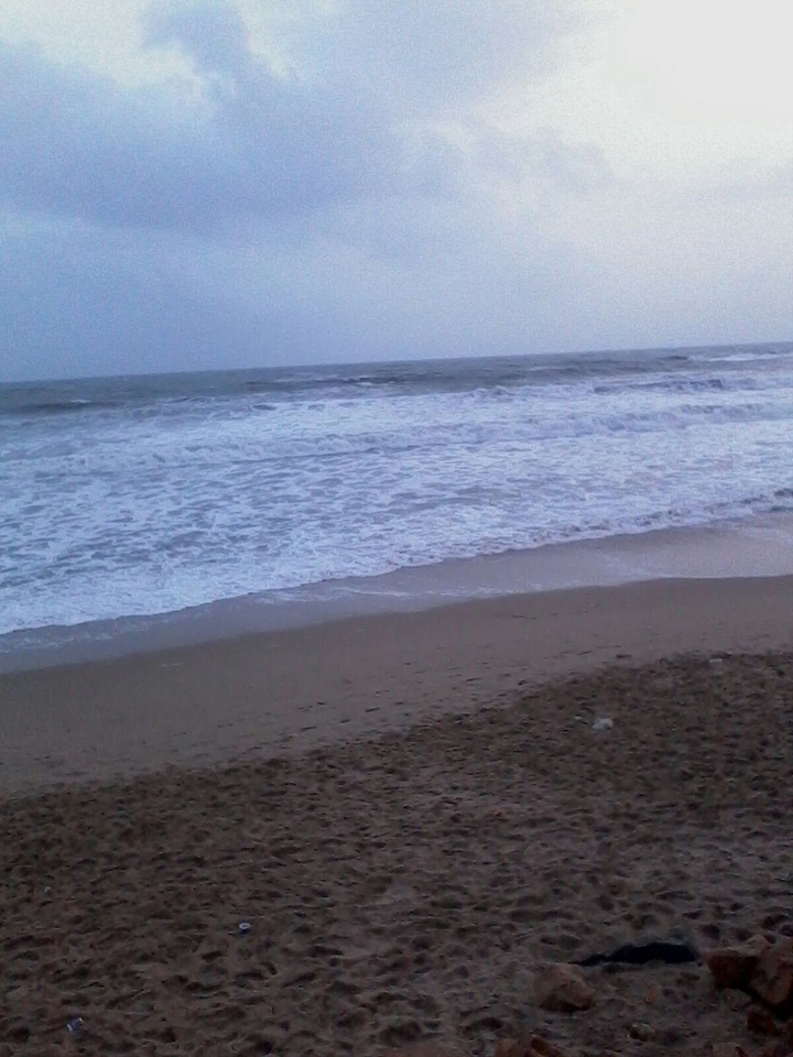 at sea shore