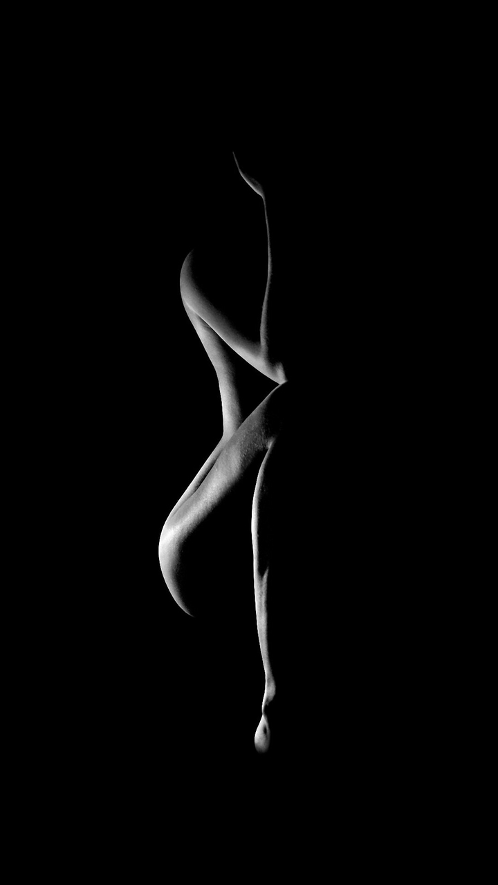 girl in black