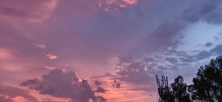 golden sky