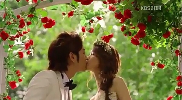 kissing