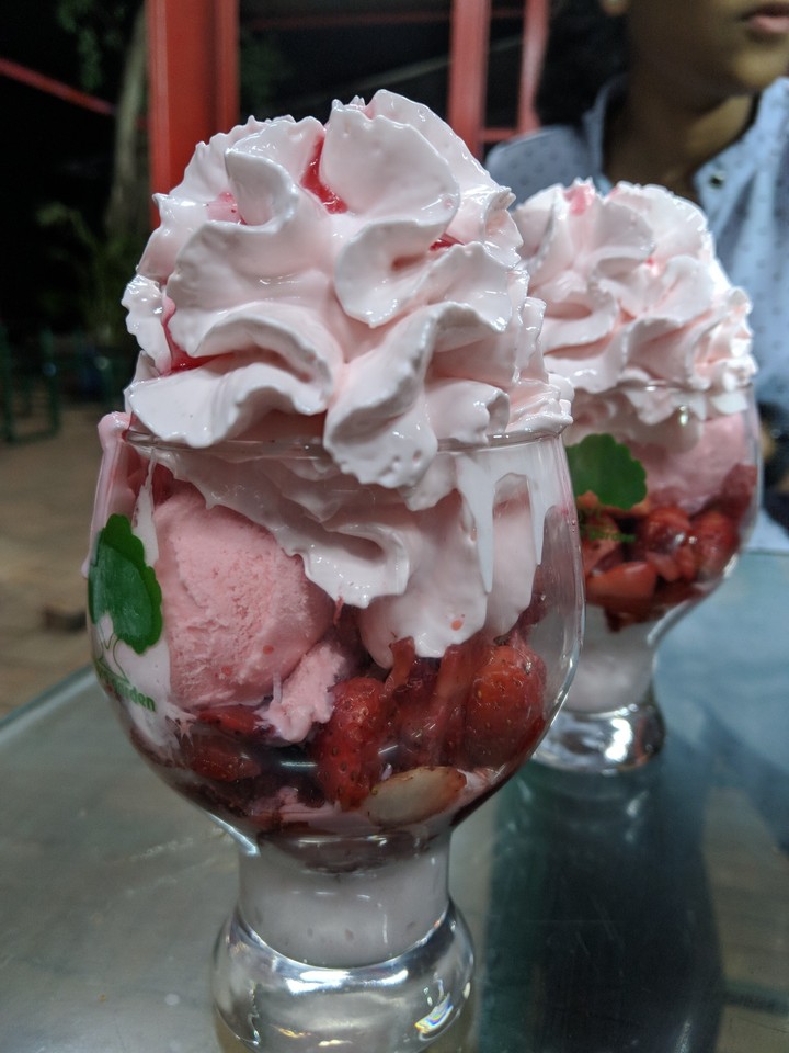 strawberries and cream