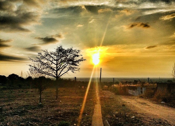 sun set