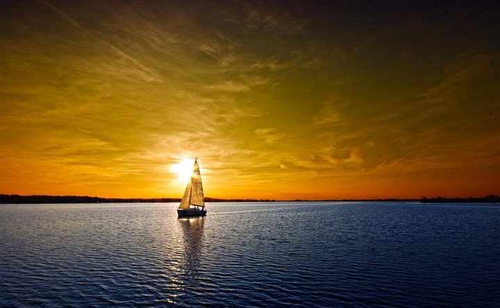 On the sunset