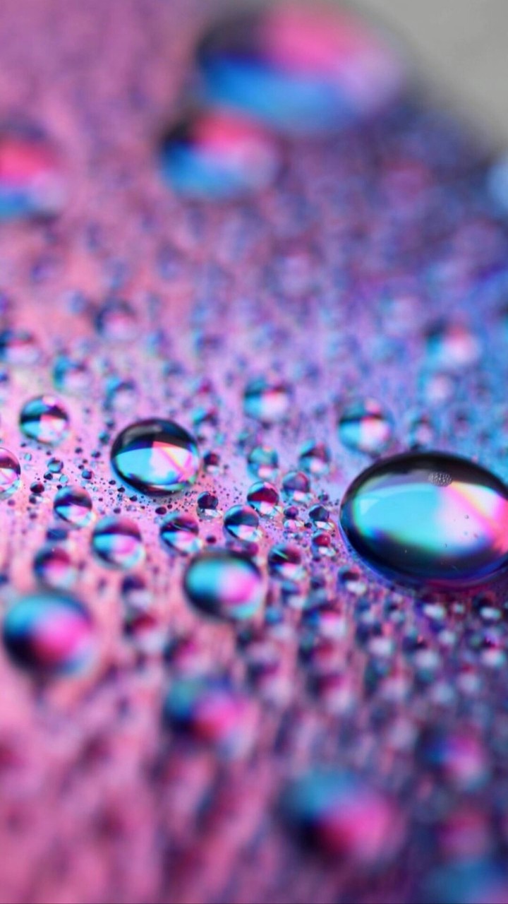 colourful droplets